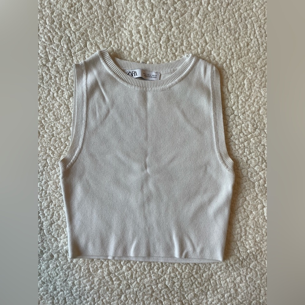 ZARA - cropped tank top
